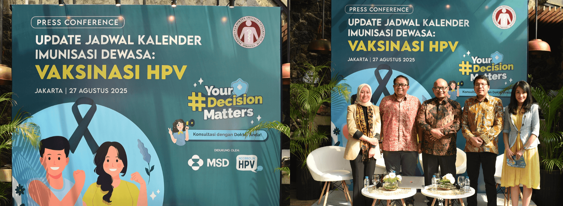 Kasus Kanker Leher Rahim Masih Tinggi,  Ayo Perkuat Perlindungan Melalui Revaksinasi HPV dengan Vaksin yang Tepat
